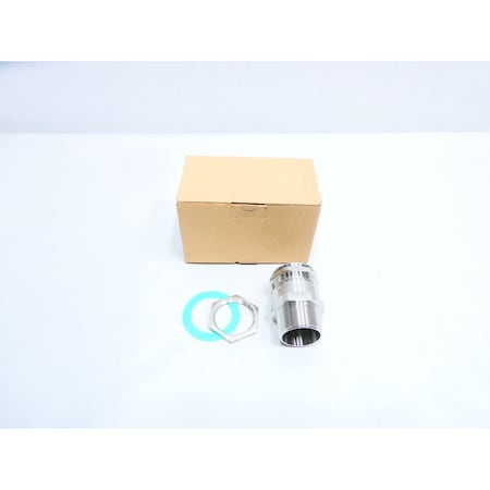 Crouse-Hinds Conduit Fitting Locknut, 1-1/2", Stainless Steel ADE1N1501SSNK1